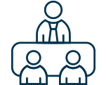 Icon representing divorce mediation services focused on cooperative resolutions in Columbus, Ohio